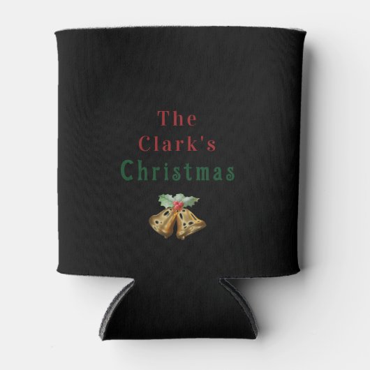 Het is de mooiste tijd voor een bierkerst blikjeskoeler (Voorkant)