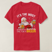 Het is de mooiste tijd voor een bierkerst. t-shirt (Design voorkant)
