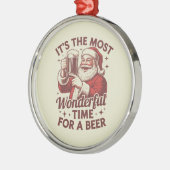 Het is de mooiste tijd voor een bierkerstman metalen ornament (Links)