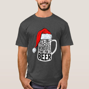 Het is de mooiste tijd voor een bierkerstman t-shirt