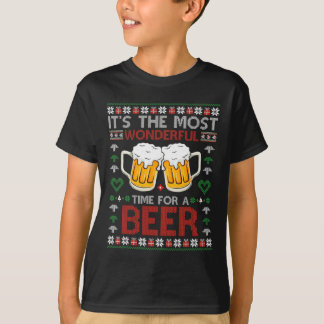 Het is de mooiste tijd voor een bierkerstman t-shirt
