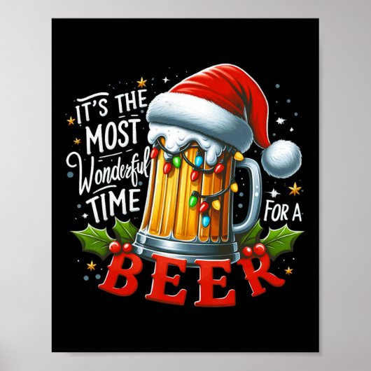 Het is de mooiste tijd voor een biertje poster (Voorkant)