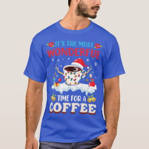 Het is de mooiste tijd voor een koffie kerst t-shirt