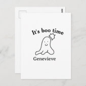 Het is de naam van de boekentijd Halloween datum t Briefkaart (Voorkant / Achterkant)