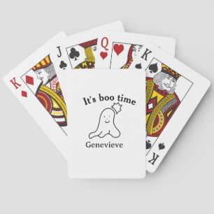 Het is de naam van de boekentijd Halloween datum t Pokerkaarten