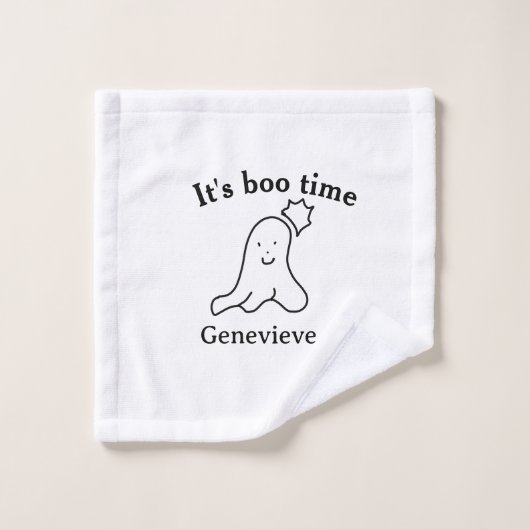 Het is de naam van de boekentijd Halloween datum t Washandje (Wasdoekje)