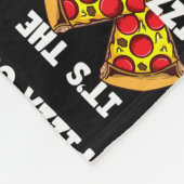 Het is de Pizza Guy Pizza Heart Fleece Deken (Hoek)