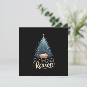 Het Is De Reden Christelijke Religieuze Kerst Bijb Feestdagenkaart