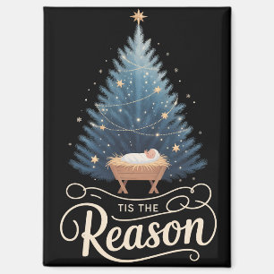 Het is de reden Christelijke Religieuze Kerstmis B Magneet
