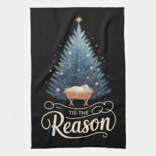 Het is de reden Christelijke Religieuze Kerstmis B Theedoek