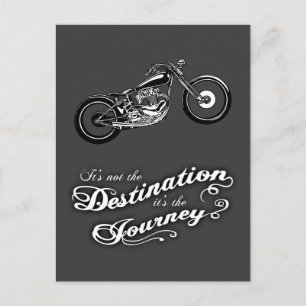 Het is de reis briefkaart