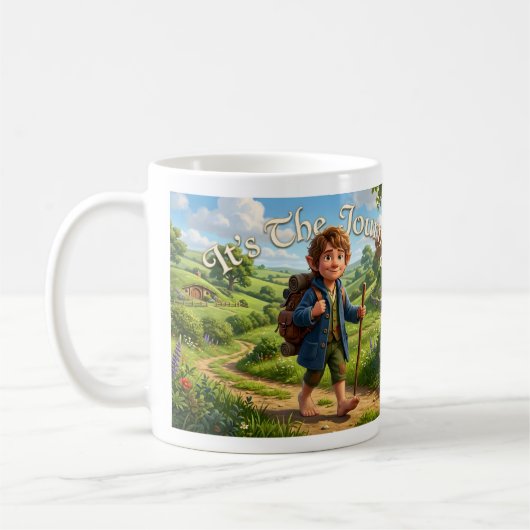 Het is de reis koffiemok (Links)