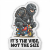 Het is de sfeer, niet de maat sticker (Voorkant)