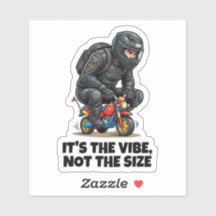Het is de sfeer, niet de maat sticker