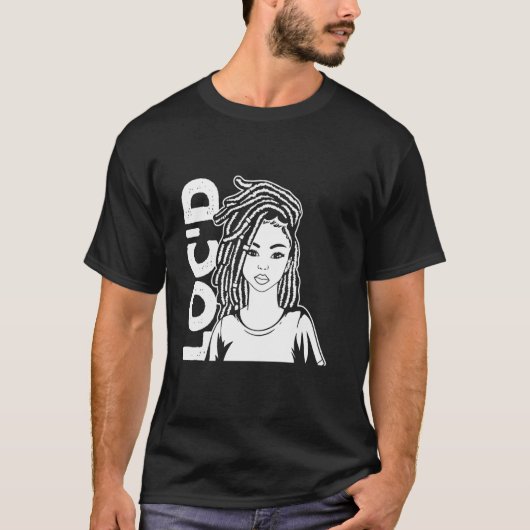 Het is de sluizen voor mij Afro Hair Black America T-shirt (Voorkant)