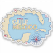 Het is de sticker van de Golf van Mexico (Voorkant)