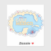 Het is de sticker van de Golf van Mexico (Vel)
