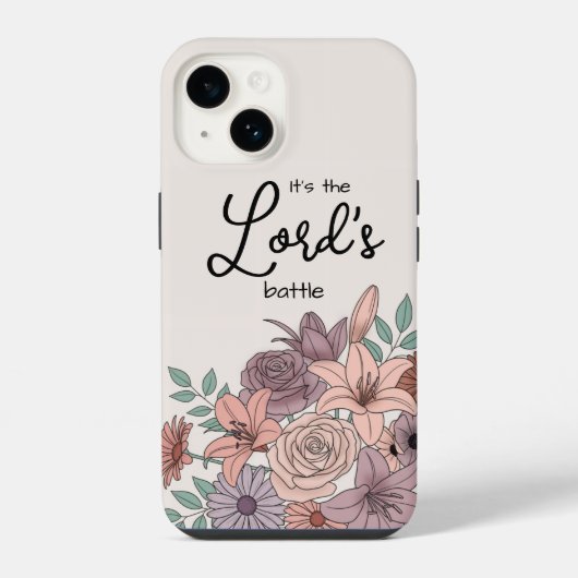 Het is de strijd van de Heer  iPhone Hoesje (Achterkant)