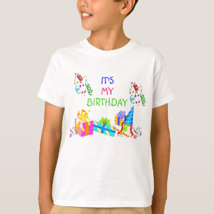 Het is de T-shirt van mijn Birthday Kind