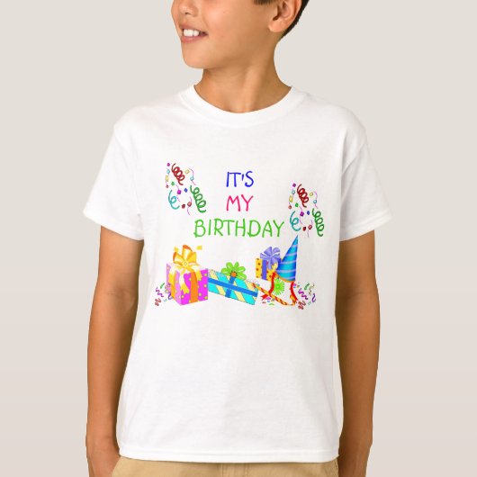 Het is de T-shirt van mijn Birthday Kind (Voorkant)