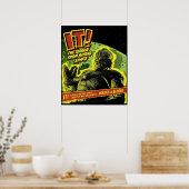 Het is de terreur uit de ruimte poster (Keuken)
