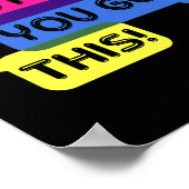 Het is de testdag dat je deze leerling-leerling-te poster (Hoek)