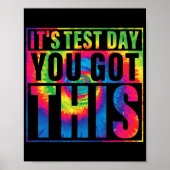 Het is de testdag dat je deze testdag hebt. poster (Voorkant)