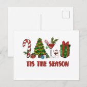 Het Is De Tijd Kerstmis Briefkaart (Voorkant / Achterkant)