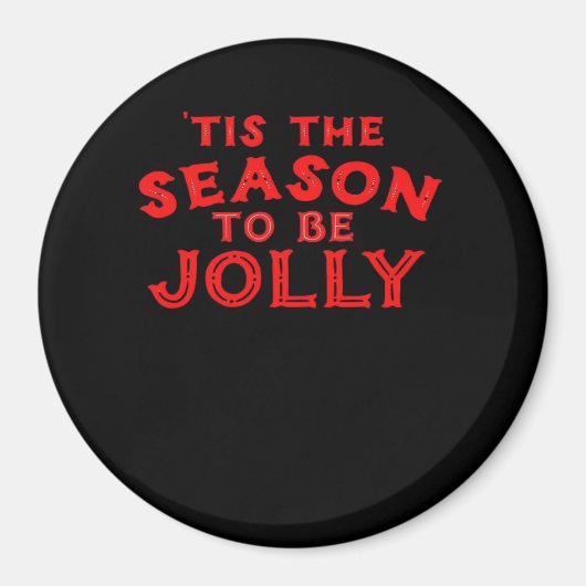 Het Is De Tijd Merry Christmas Magneet (Voorkant)