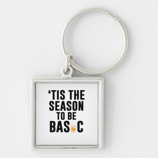 Het Is De Tijd Om Basis Kerstmis Te Vieren Sleutelhanger (Voorkant)