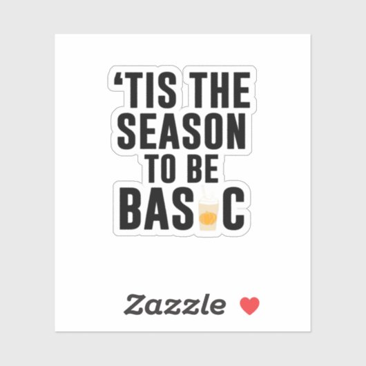 Het Is De Tijd Om Basis Kerstmis Te Vieren Sticker (Vel)