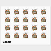 Het Is De Tijd Om Dankbaar Te Zijn Vierkant Sticke Vierkante Sticker (Vel)