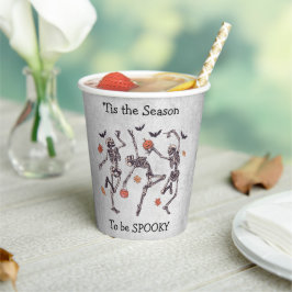 Het is de Tijd om Griezelen - Dansende Skeletten  Papieren Bekers