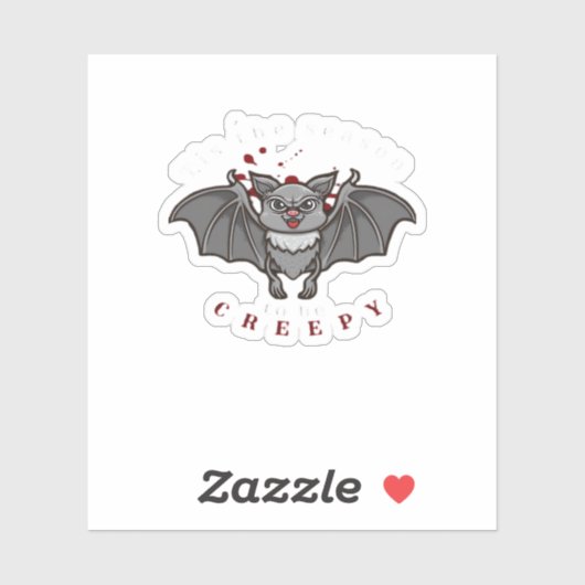 Het Is De Tijd Om Griezelig Te Zijn Sticker (Vel)