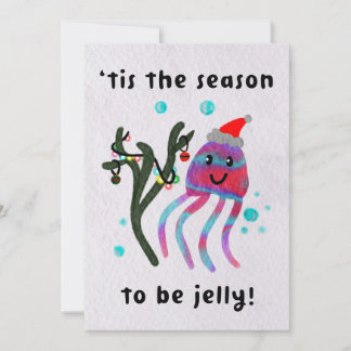 Het is de tijd om jelly te zijn! feestdagenkaart