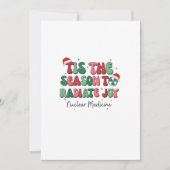 Het Is De Tijd Om Kerst In De Nucleaire Geneeskund Feestdagenkaart (Voorkant)