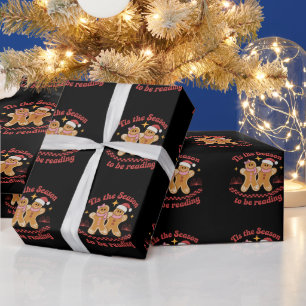 Het Is De Tijd Om Kerstboeken Te Lezen Op School Cadeaupapier
