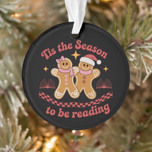 Het Is De Tijd Om Kerstboeken Te Lezen School Ornament (Boom)