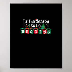 Het Is De Tijd Om Kerstmis Te Lezen Leraar Boek Poster