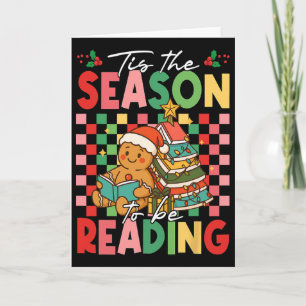 Het Is De Tijd Om Leraar Te Lezen Kerstmis Gin Kaart