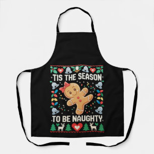 Het Is De Tijd Om Stout Te Zijn Lelijke Kerstmis K Schort