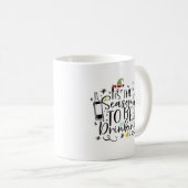Het Is De Tijd Om Te Drinken Koffiemok (Voorkant rechts)