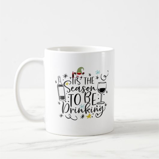 Het Is De Tijd Om Te Drinken Koffiemok (Links)