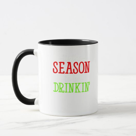 Het Is De Tijd Om Te Drinken Vakantieperiode Mok (Links)