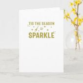 Het Is De Tijd Om Te Fonkel - Grappige Mousserende Kaart (Gele Bloem)