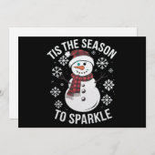 Het Is De Tijd Om Te Fonkel Kerstcadeau Feestdagenkaart (Voorkant / Achterkant)