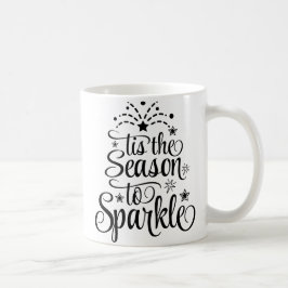 Het is de tijd om te fonkelen Kerstcadeau mok