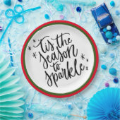 Het Is De Tijd Om Te Glanzen Papieren Bordje (Feest)