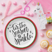 Het Is De Tijd Om Te Glanzen Papieren Bordje (Feest)