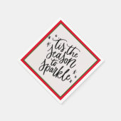 Het Is De Tijd Om Te Glanzen Servet (Hoek)